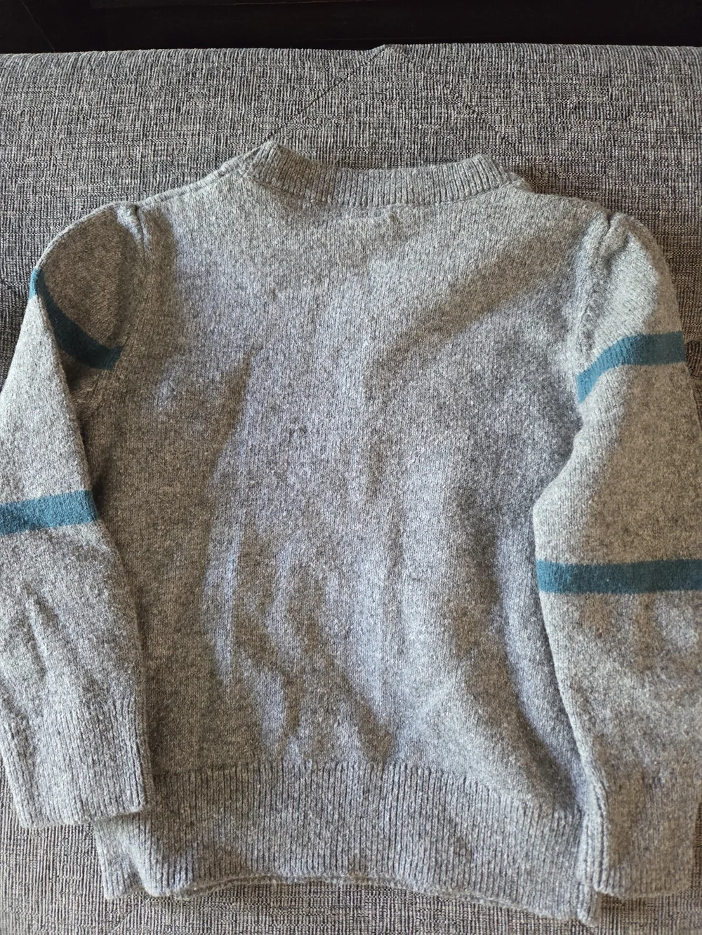 BABY GAP Boys Gray and Blue Sweater with GAP Logo Size 3T